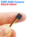Super Small Mini AHD 720P Camera Size 6x6mm Micro Small Indoor CCTV Video Audio Camera for HD AHD DVR System