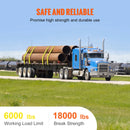 SucceBuy 10 Pack Winch StrapsTruck Straps with Flat Hook Flatbed Tie Downs Cargo Control for Trailers Farms Rescues Tree Saver