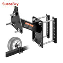 SucceBuy 160 lbs Spare Tire Carrier with Mounting Screws Bracket Lugs On Bolt Patterns Tire Mount Wheel Holder for Trailers RV