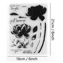 Lotus Flower Transparent Clear Stamps and Cutting Dies For DIY Craft Making Card Photo Album Scrapbooking Decoration Template