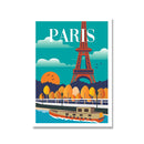 France Paris Florence Hawaii Milan Bruges Famous City Travel Poster Canvas Painting Landscape Wall Art Living Room Home Decor