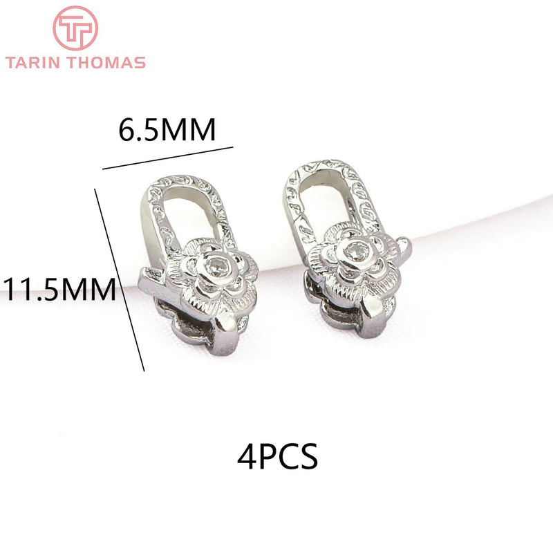 (3310) 15.6x9.6MM Hole 2MM 24K Gold Color Brass Lobster Clasps for Charms Pendants High Quality DIY Jewelry Making Findings