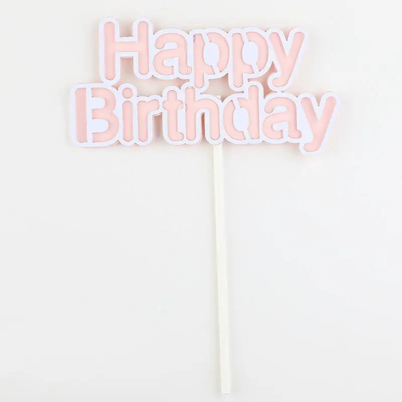 Pink Blue Bear Cake Topper Baby Shower Boy Girl Birthday Party Cake Decor Adult Birthday Gifts Wedding Cake Decorating Baking