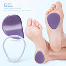 Women Silicone Gel Forefoot Pad Shoe Pads for Plantar Fasciitis Relief Shock Absorption Foot Care Insoles Sandals Protectors