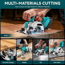 Brushless 5Inch 125MM Electric Circular Saws Adjustment for Woodworking Electric Cutting Tool For 18V Battery