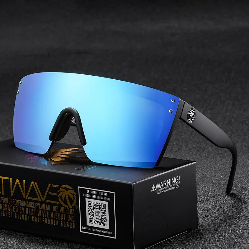 Amazon Cross border Hot Selling Cycling Goggles High Quality True Film Outdoor Sports Heat Wave Sunglasses HW01 eyewear