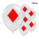 Casino Table Runner Decor Las Vegas Table Cover Poker Night Themed Table Decoration Casino Playing Card Birthday Party Supplies