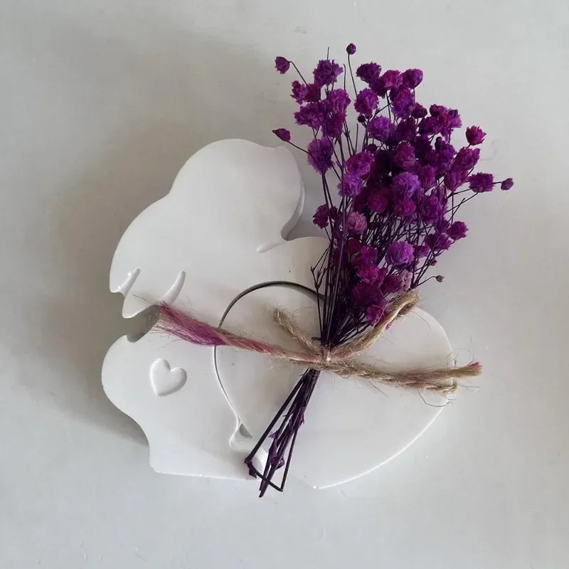 Rabbit Family Silicone Mold Bnuuy Family Concrete Plaster Casting Mould Easter Series Heart Rabbits Plaster Ornaments Molds