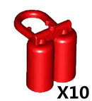 MOC Military Building Blocks Soldiers Figures Special Accessories Squatting Posture Arm Hand Kit Bricks Toys For Kid Gifts O020