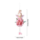 2024 Easter Flower Angel Wings Girls Window Sitting Fairy Tree Hanging Figurine For Woman Gift Home Wedding Birthday Party Decor