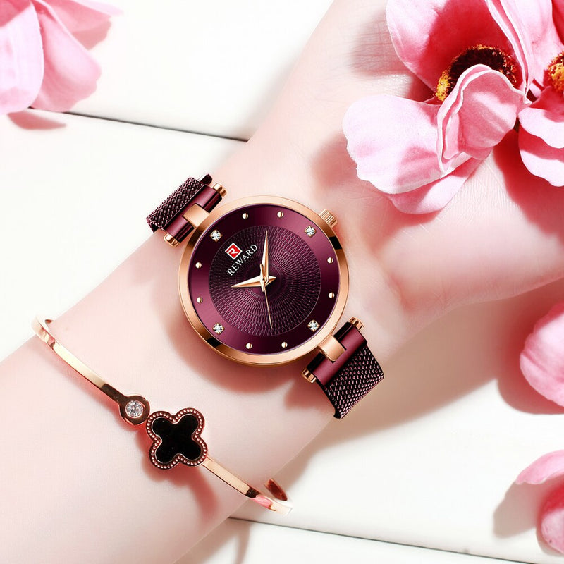 New reloj mujer 2023 Luxury Women Watches Fashion Dress Quartz Watch Ladies Simple Casual Waterproof Wrist Watch Relogio Feminin