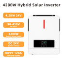 Y&H Hybrid Solar Inverter 1KW 1.6KW 1.8KW 3KW 4.2KW 6.2KW 10.2KW 220Vac MPPT Pure Sine Wave Inverter Solar Charger Controller