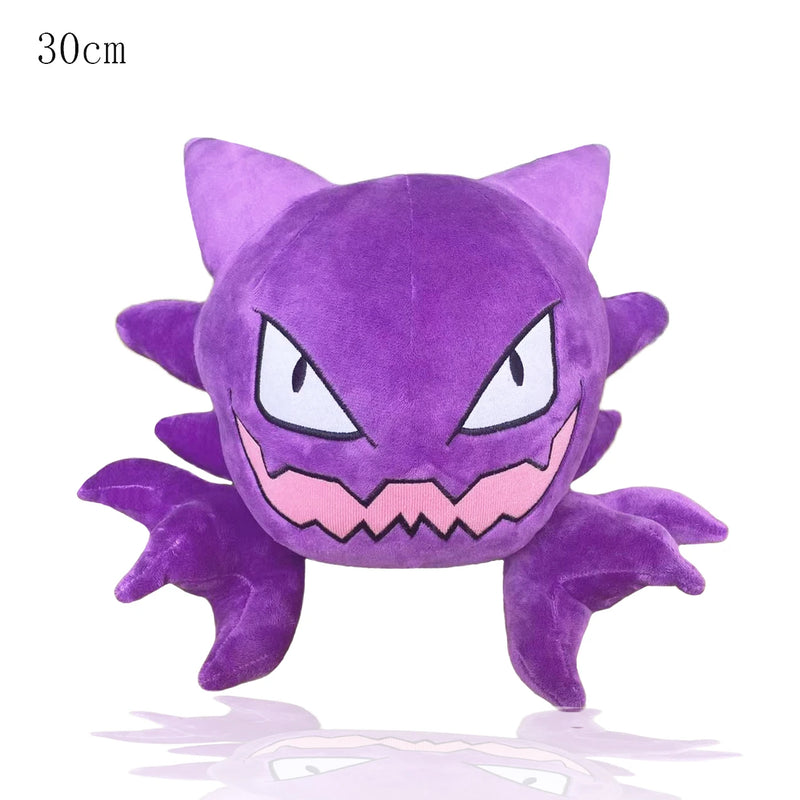 25-30cm Ghost Pokemon Gastly Haunter Gengar Plush Toy Anime Gengar Gastly Halloween Decor Doll Cartoon Animal Pillow Kids Gifts