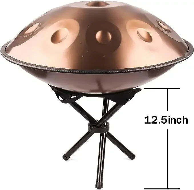 9/10/12/14 Notes 22 Inches 432hz Professional in D Minor Steel Handpan Drum Percussion Instrument for Professional Performance