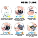 2 Pack Gray Gasket Replacement Parts Compatible with NutriBullet 600W 900W Blenders NB-101B NB-101S NB-201