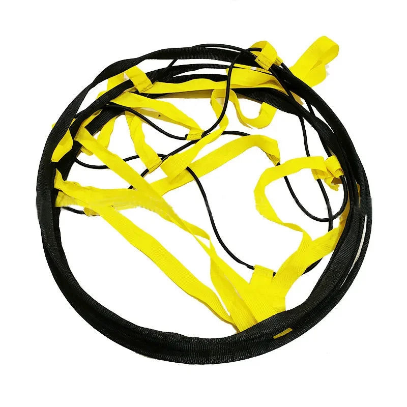 Portable Round Circular Agility Speed Ladder for Indoor Outdoor Football Basketball Badminton Step Training Sports Bendable