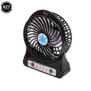 New Portable Rechargeable Led Light Fan Air Cooler Mini Desk Usb Fan Third Wind Usb Fan Cooling Handheld Mini Fan Hot Sale