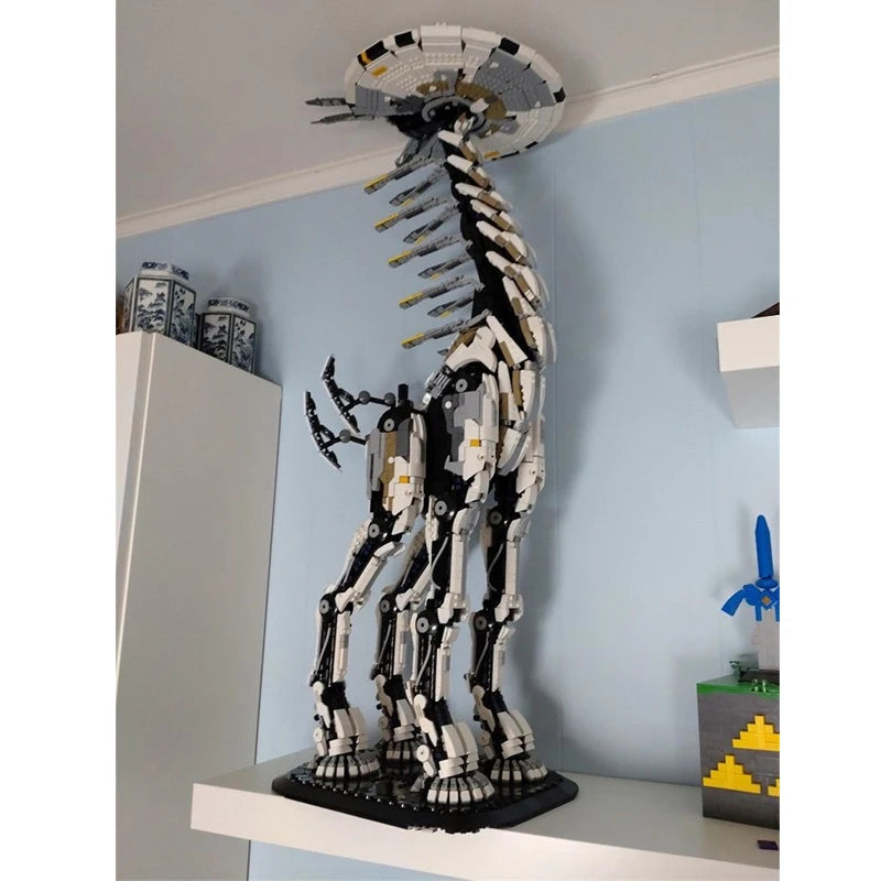 Horizon Zero Dawned Tallneck MOC Building Blocks Model Huge Version Giraffe 7401 Pieces Building Blocks for Adults Collection