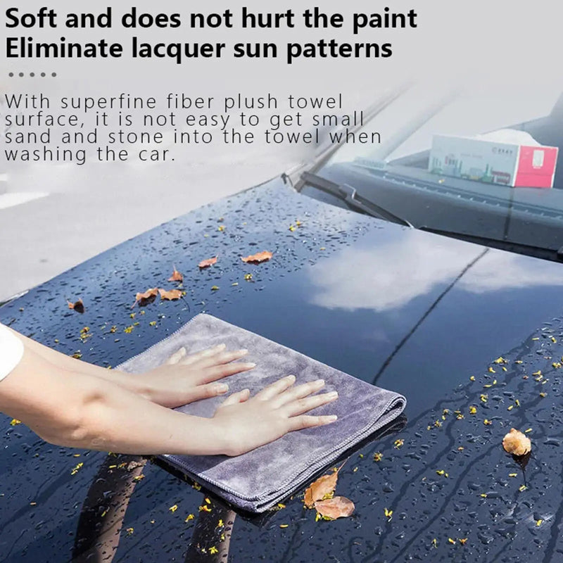 Car Wash High End Microfiber Towel Car Cleaning Drying Cloth Car Care Cloth Detailing High Water Absorption Car Wash Towel