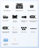 AZDOME Dash Cam M660 2K+3*1080P 4CH Car DVR GPS 5G Wifi Built-in 128GB eMMC Voice Control 24H Parking Monitor Super Night Vision