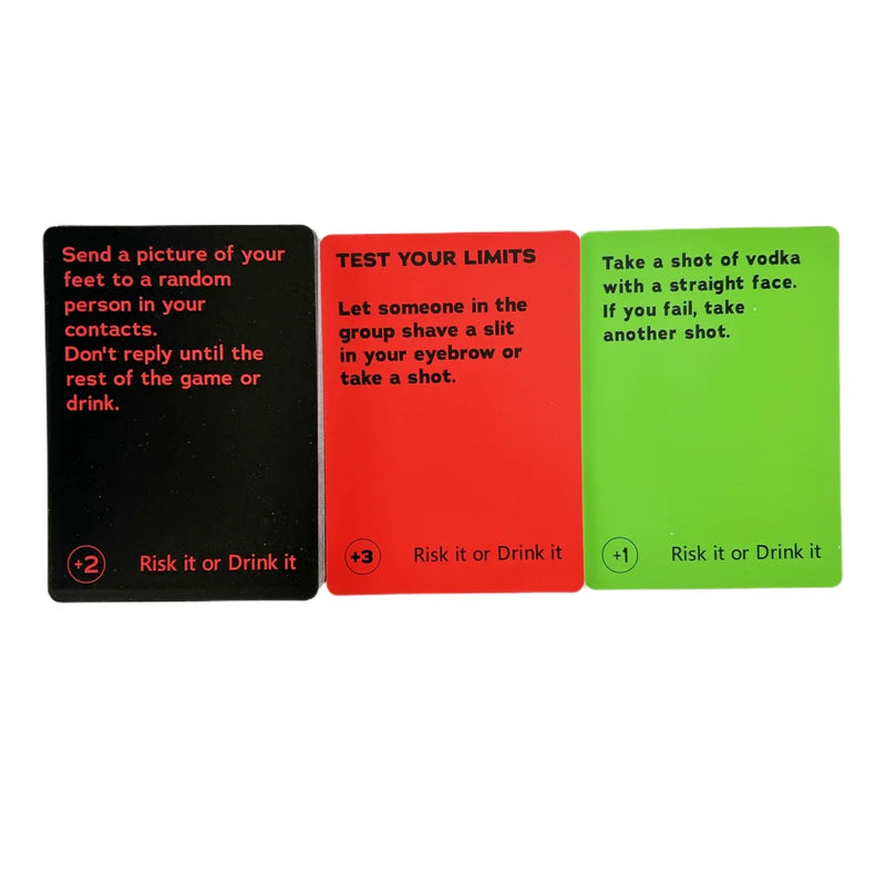 Risk It Or Drink It Card Game Drinking Game Pregame Dares