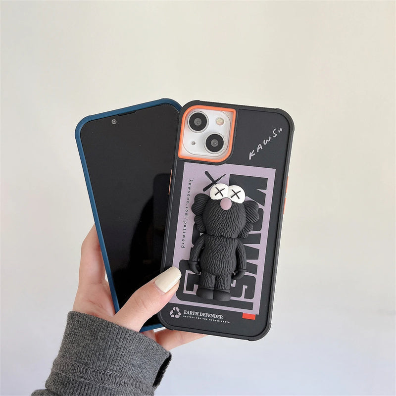 3D stereo Cute bear Pattern case for iPhone 14Plus 14Pro 14Promax 14 13 13Pro 13Promax 11 11Promax 12Pro 12 12Promax soft shell