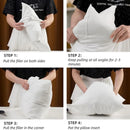 30x50cm 45x45cm 50x50cm Throw Pillow Inserts Cushion Inner Soft Fluffy Plump Stuffer Cushion Pads White Decorative Pillow Insert