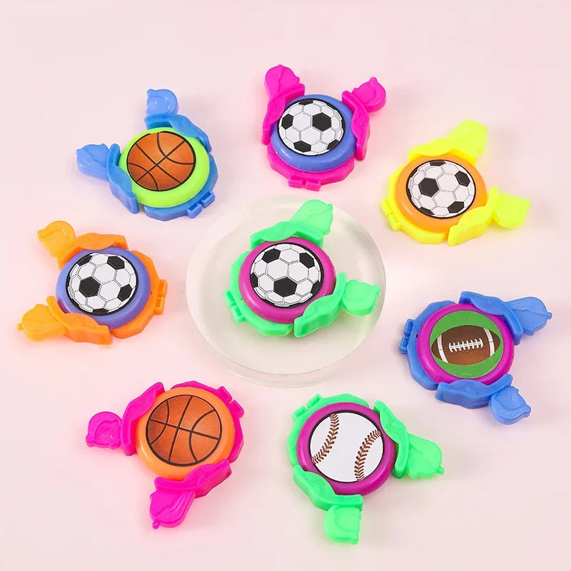 20Pcs Mini Football Basketball Launcher Shooting Game Outdoor Toys for Kids Birthday Party Favors Pinata Fillers School Rewards