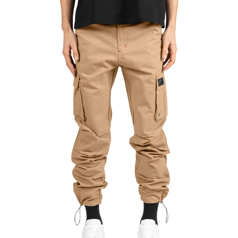 New Men's Pants For Spring And Fall 2024 Fashion Cargo Style Camo Corset Pants Multi-pocket Straight Leg Pants Free Shipping