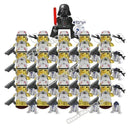 Hot Toys Star Wars 21pcs Republic Commando 501st Building Blocks TV6109 TV6106 Trooper Force 99 Hunter Crosshair Wrecker Brick