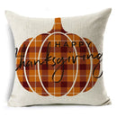 Thanksgiving Pumpkin Plant Pillowcases Linen Decor Throw Cushion Cover For Car Sofa Pillowcase Outdoor Garden Home Decoration