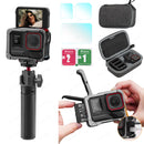 Aluminum Case with Cold Shoe Mount Metal Cage Camera Protective Frame for Insta360 Ace Pro 2 Camera