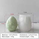 DIY Easter Egg Silicone Candle Mold Handmade Aroma Plaster Resin Ornaments Molds Easter Decoration Crafts Making Mould