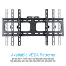 Ultra Thin Tilting TV Wall Mount Bracket Universal for 26-75 Inches Max Load 45kg