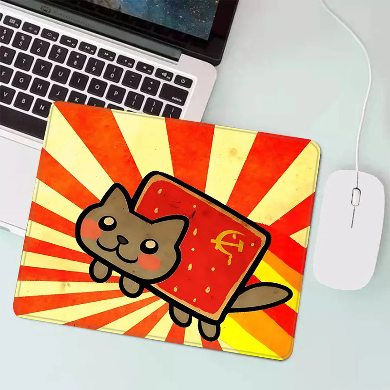 cat meme Gaming Mouse Pad XS Small Mousepad For PC Gamer Desktop Decoration Office Mouse Mat Deskmat Rug