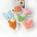 Flat Butterfly Silicone Candle Mold Flower Animal Bunny Easter Egg Festival Gift Home Decoration Hedgehog Aromatherapy Plaster