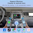 AUTOTOP Car Modification Module Wireless Carplay Android Auto For Volkswagen Touareg RNS850 2011-2015 Voice Control Mirror Link