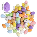 20/50/100pcs Easter Eggs Decoration,Fake Foam Eggs,Painted Bird Pigeon Eggs,DIY Easter Craft Wreath