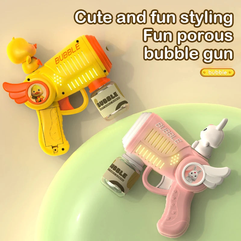 Fully Automatic Bubble Blowing Toy Bubble Gun Outdoor Bubble Machine Gift Holiday Gift Toy