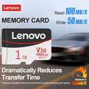 Lenovo 2TB 1TB Class 10 Memory Card 256GB 512GB Micro TF SD Card 128GB TF Flash Memory Card Mini SD Card For Phone Camera Drone