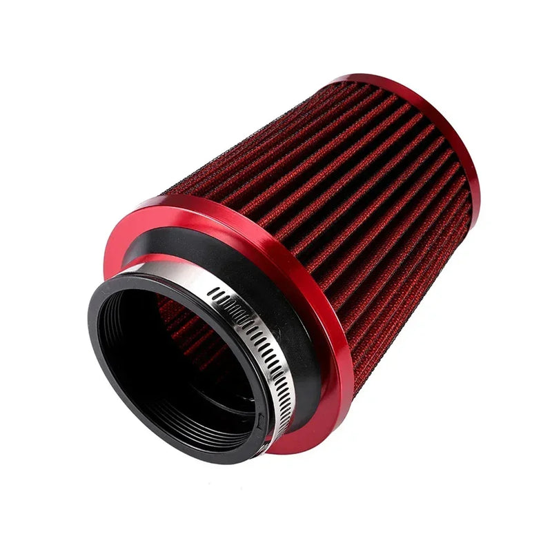 Universal 3'' 76mm Air Intake Pipe Modification Kits Aluminum Alloy Intake Pipe Cold Air Filter Injection System with Air-filter