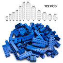 122pcs Thick Figures Bricks 12 Size DIY Building Blocks Educational Creative Size Compatible With 3001 Plastic Toys for Children