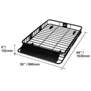 SucceBuy Roof Rack Cargo Basket 46"x36"x4.5"/51"x36"x5" Rooftop Cargo Carrier Heavy-Duty 200 LBS Capacity for SUV Truck Vehicle