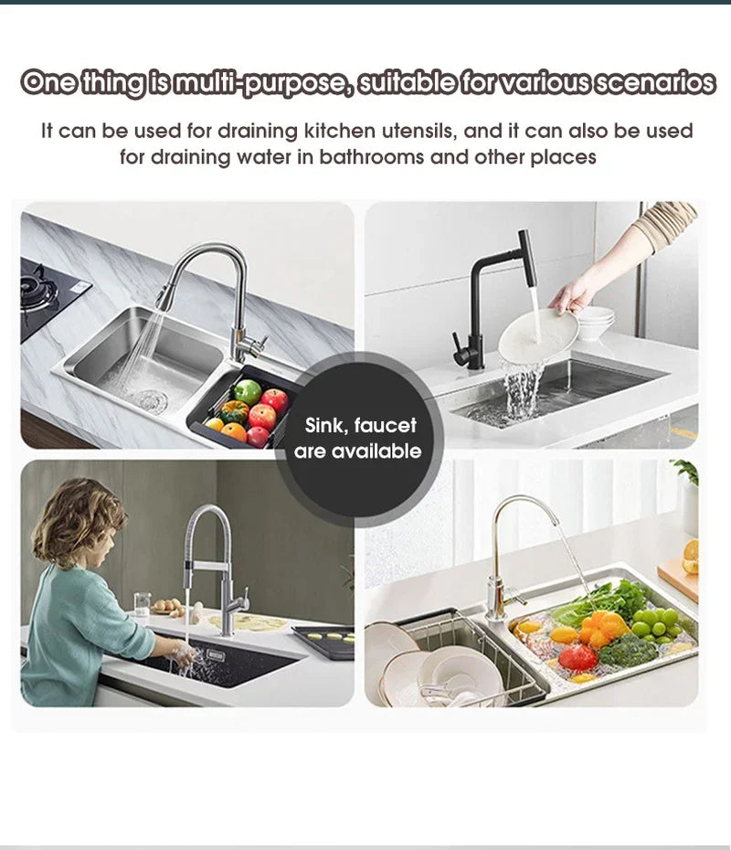 Kitchen Silicone Faucet Handle Drainage Mat Drip Catcher Tray Drying Pad Kitchen Sink Splash Guard Drain Mat Kitchen Accessories