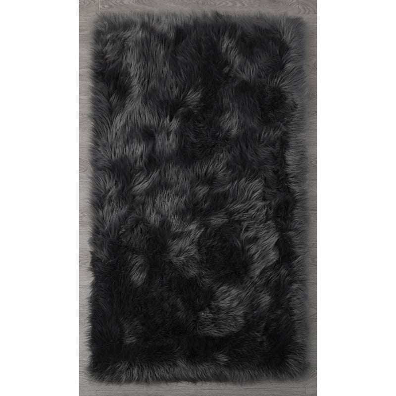"Cozy Collection" Ultra Soft Fluffy Faux Fur Sheepskin Area Rug Bedroom Bedside Blanket Living Room Covered Large Area Blankets