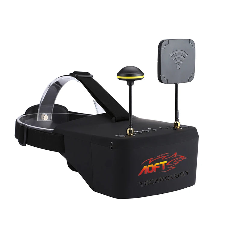 EV800D 5.8G 40CH 5 Inch 800*480 Video Headset HD DVR Diversity FPV Goggles With Battery For RC Model