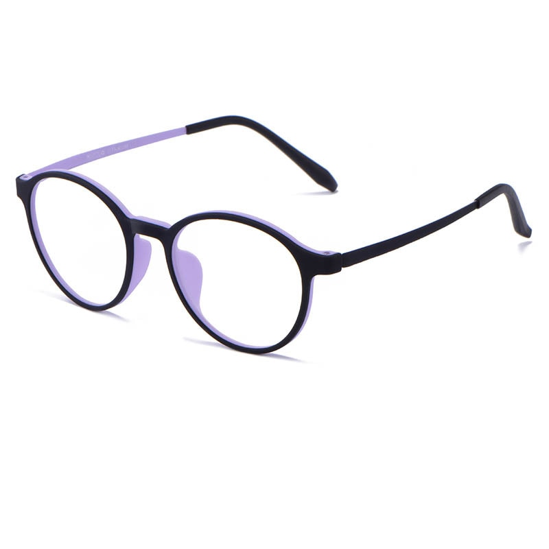 YIMARUILI Ultralight Titanium Alloy TR90 Myopia Glasses Retro Round Optical Prescription Eyeglasses Frame Men And Women H3050