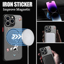 For Magsafe Wireless Charging Astronaut Case For iPhone 15 Pro Max Plus 14 Pro 13 12 11 Pro Max Soft Edges Acrylic Phone Cover