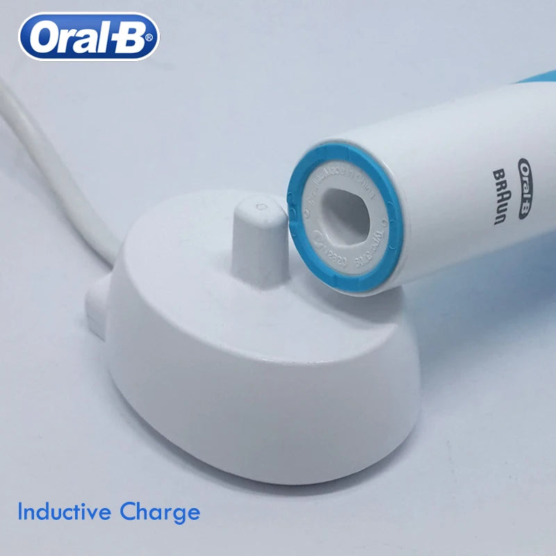 Oral B Electric Toothbrush Rotation Cleaning Oral 3D White Tooth Adult Vitality Tooth Brush Inductive Charging + Gift Brush Head