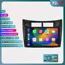 Hizpo 2Din 9inch CarPlay Android Auto Car Radio for Toyota Yaris 2005 - 2012 Navigation GPS RDS DSP BT 4G SWC UI7862 Headunit
